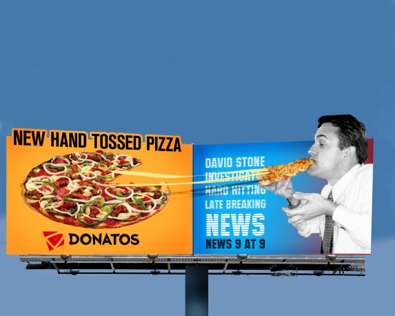 David Stone is Stealing Donatos Pizza.